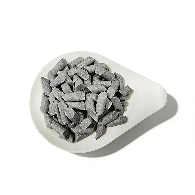 Media Pelelas Silinder Tirus Alumina Bercantum Coklat